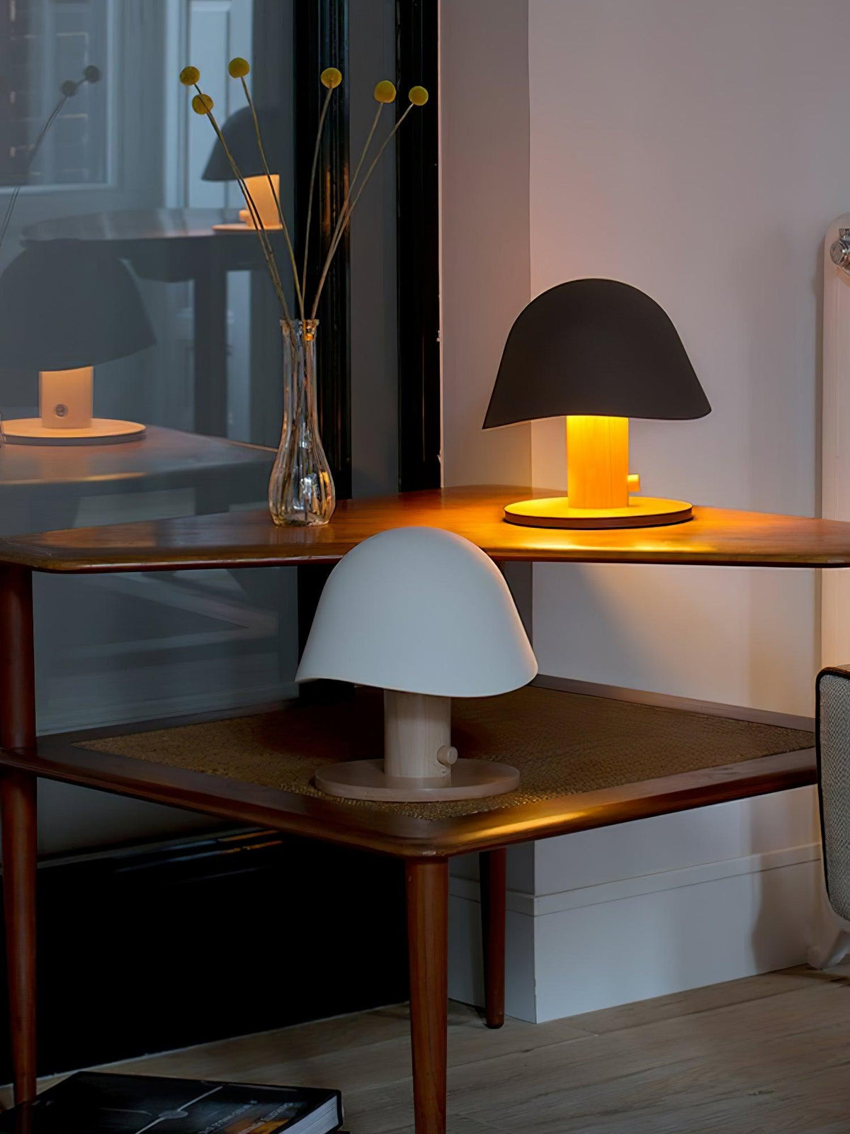 Wond Resin Wood Table Lamp