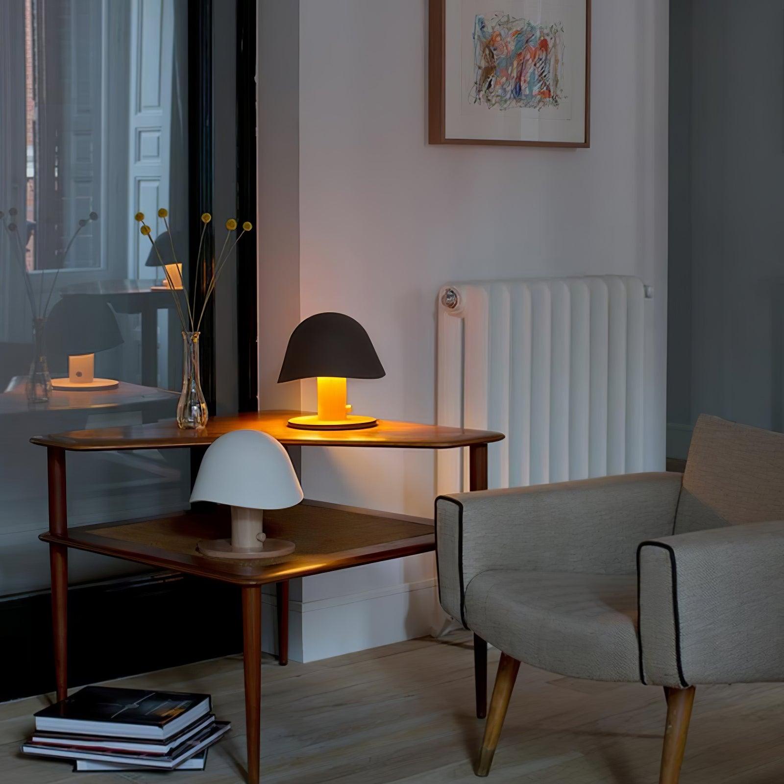 Wond Resin Wood Table Lamp