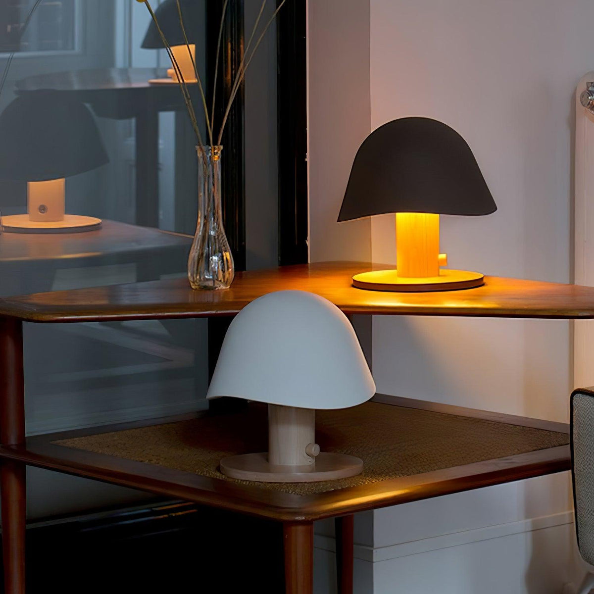Wond Resin Wood Table Lamp