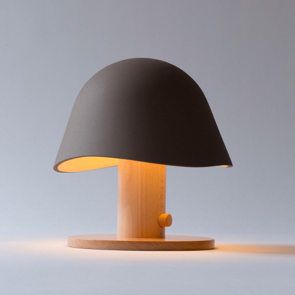 Wond Resin Wood Table Lamp