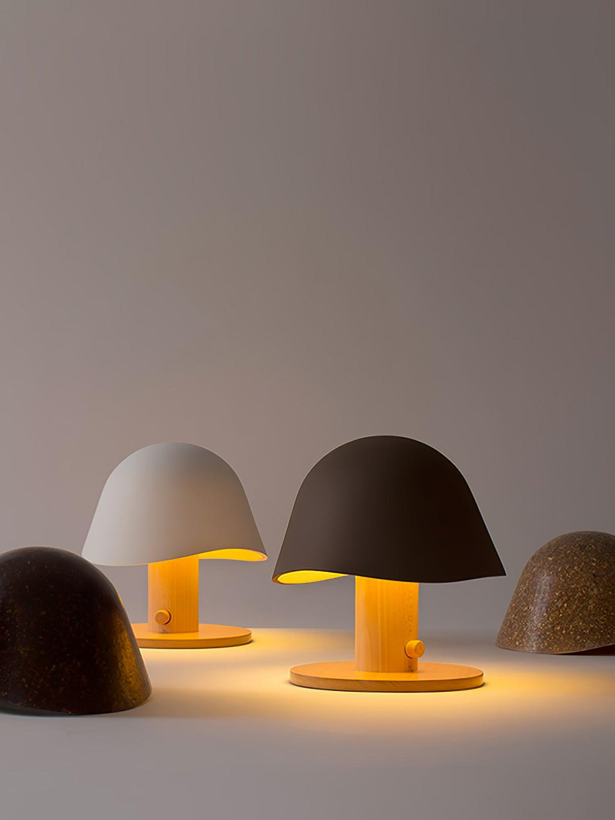 Wond Resin Wood Table Lamp
