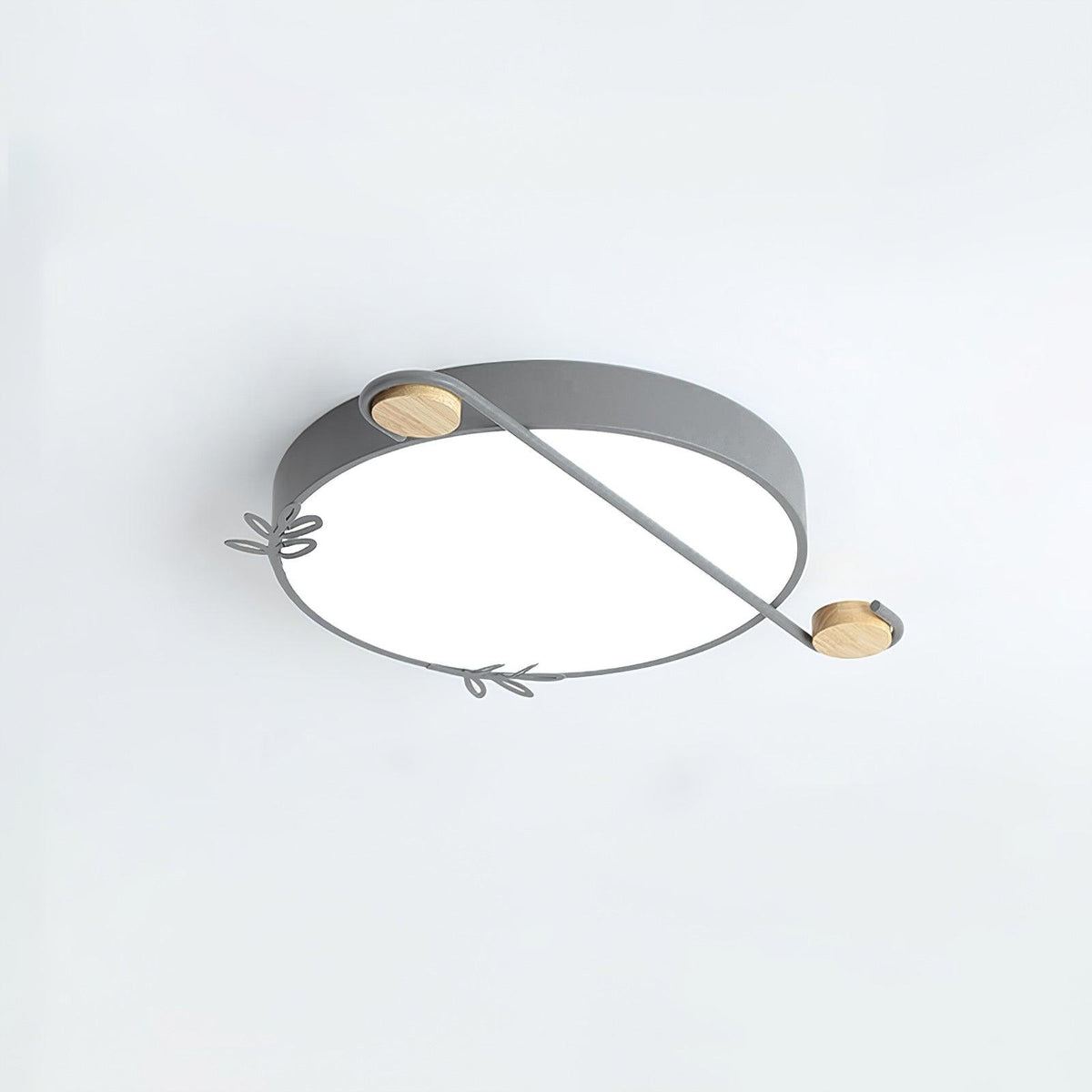 Evzorira Musical Note Art Round Ceiling Lamp