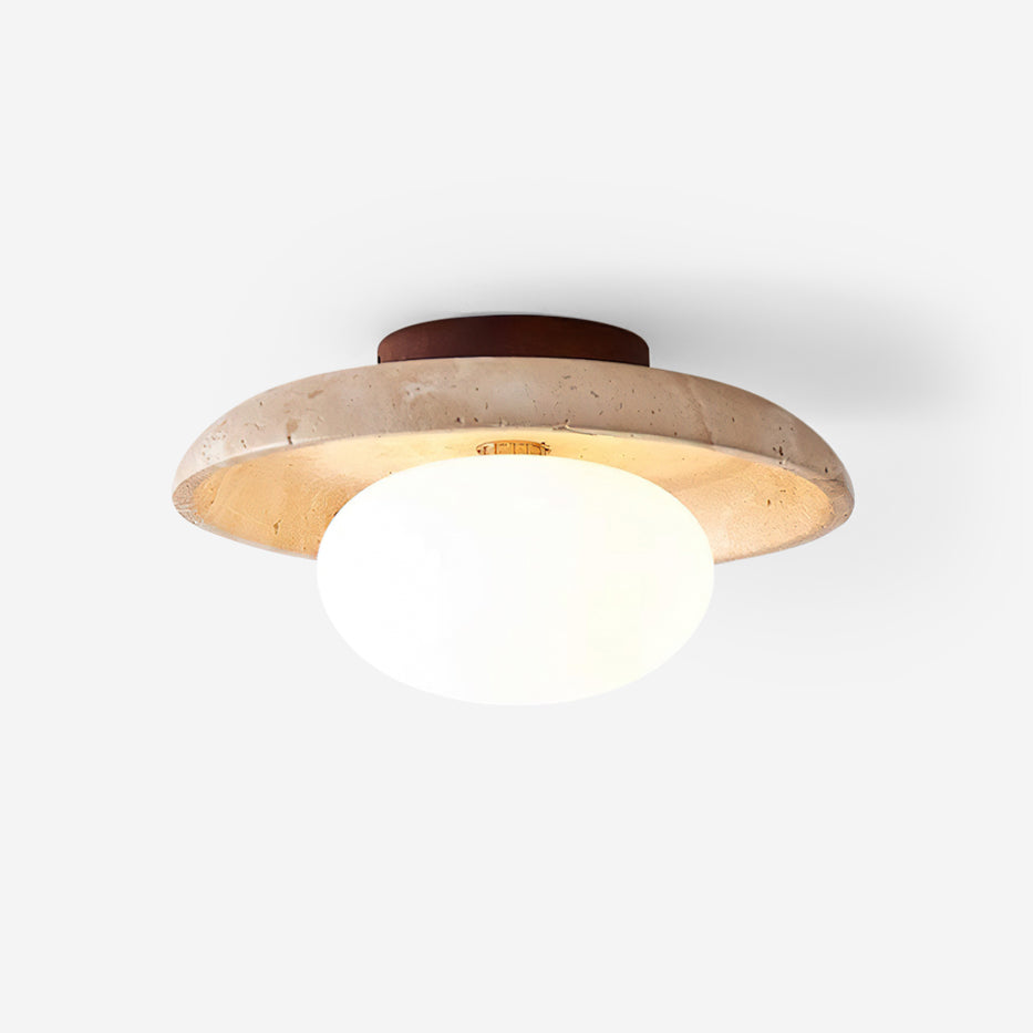 Mylie Travertine Ceiling Light - Neutral Decor