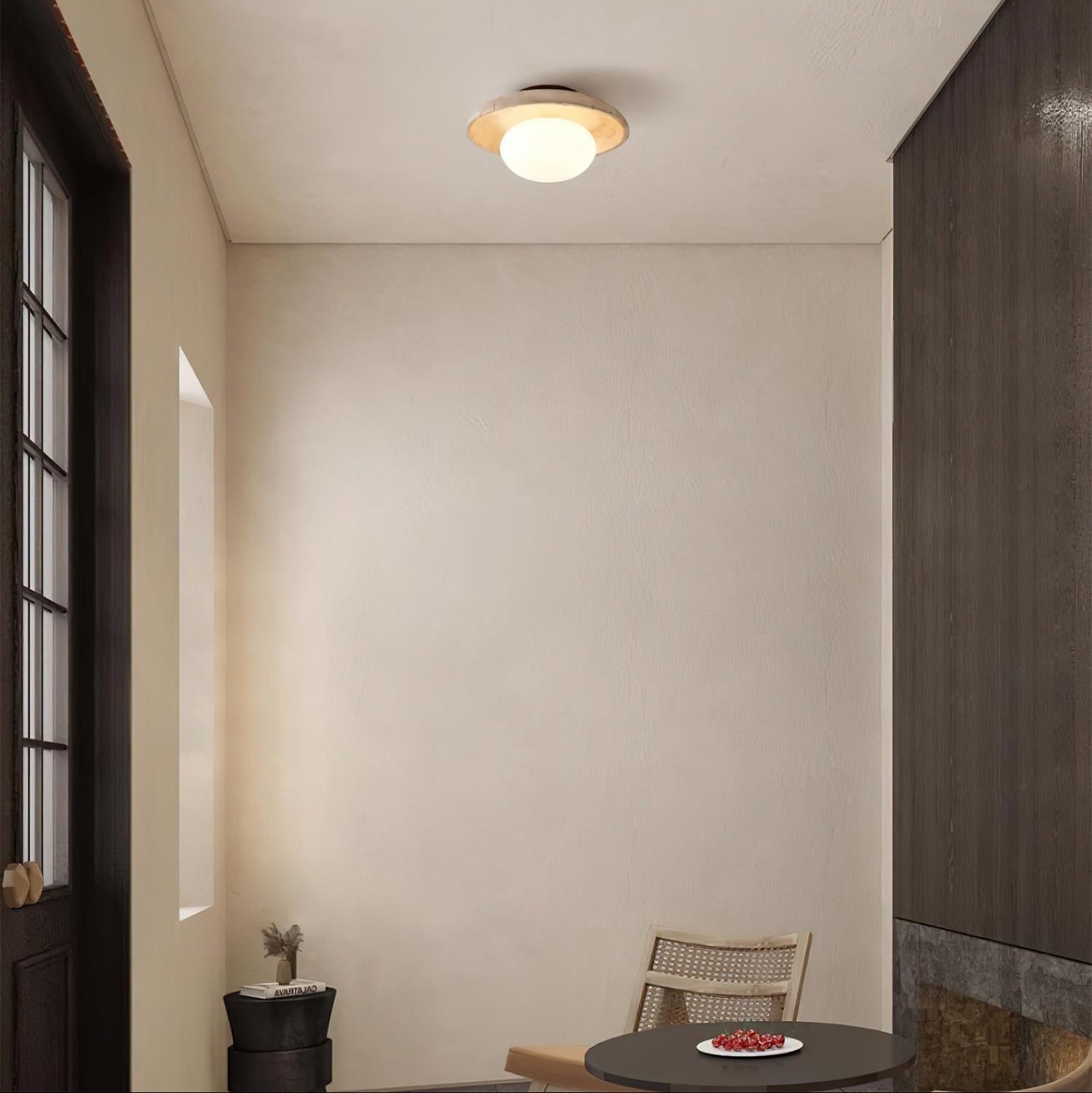 Mylie Travertine Ceiling Light - Neutral Decor