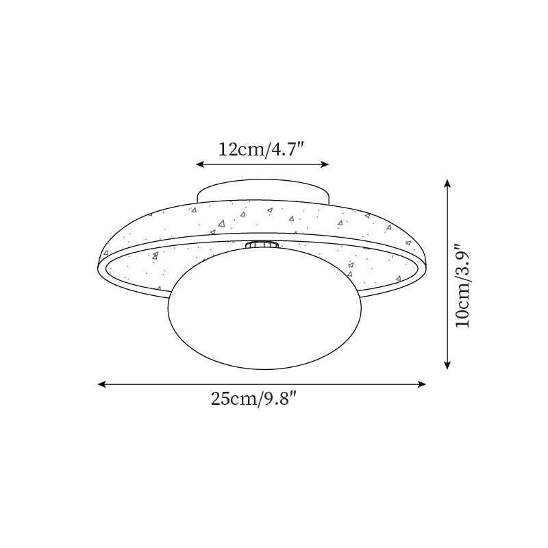 Mylie Travertine Ceiling Light - Neutral Decor