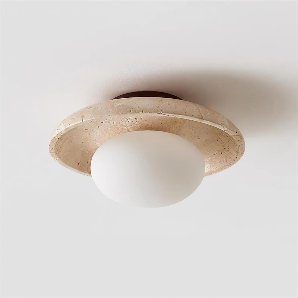 Mylie Travertine Ceiling Light - Neutral Decor