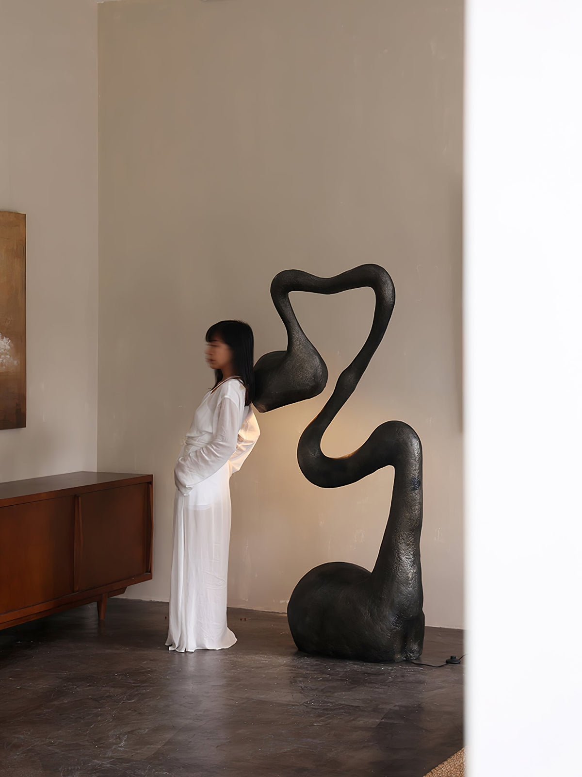 Olcarus Organic Ceramic Floor Lamp
