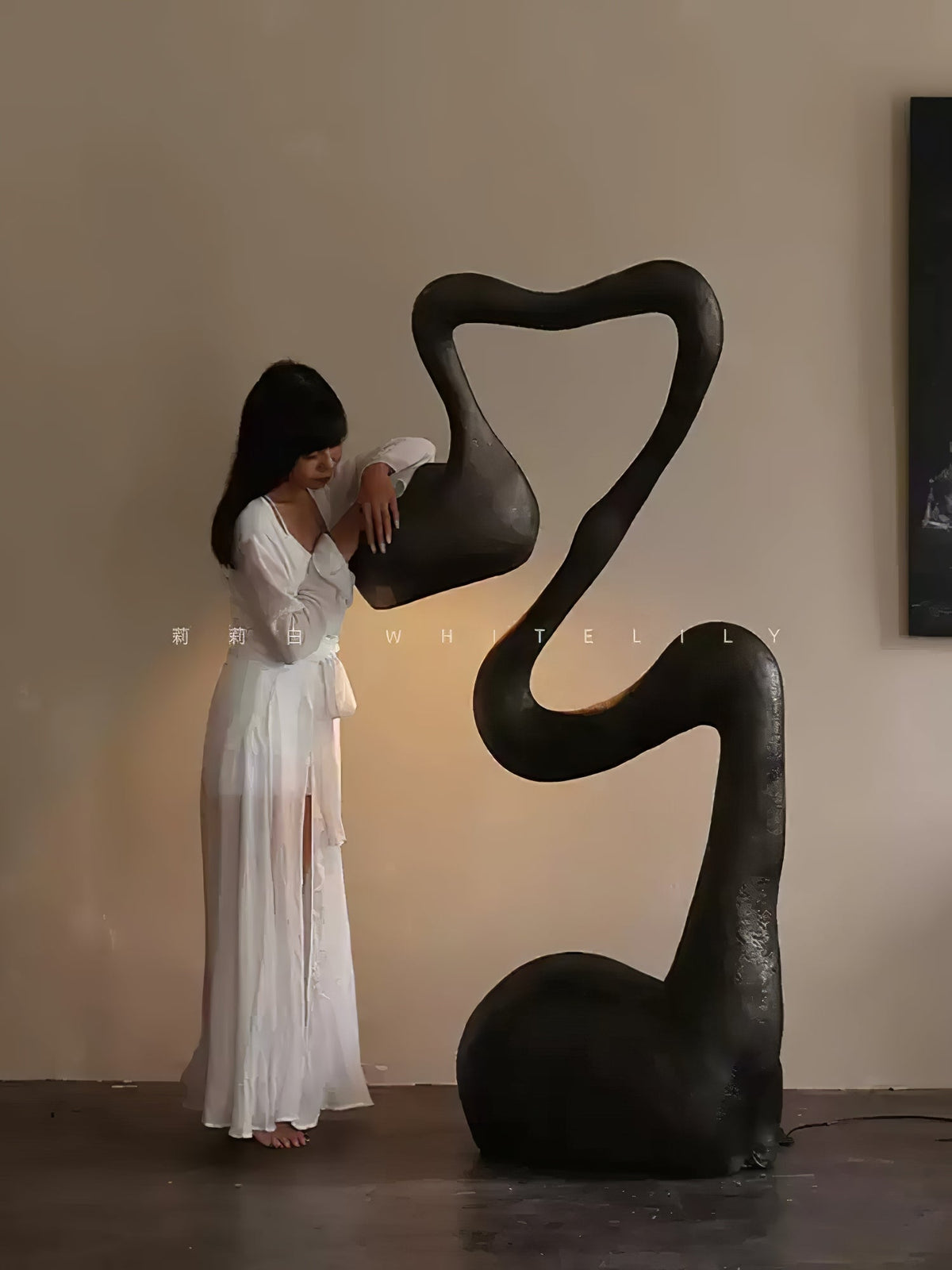 Olcarus Organic Ceramic Floor Lamp