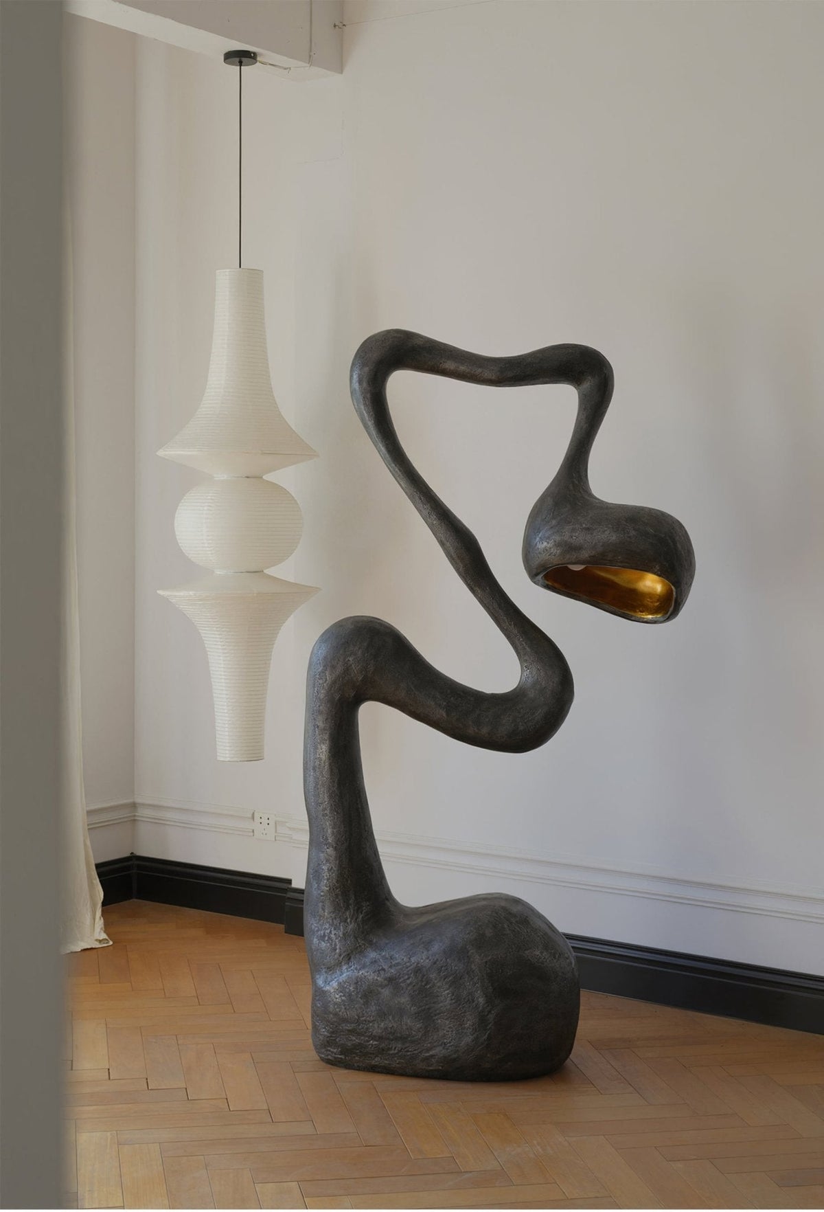 Olcarus Organic Ceramic Floor Lamp
