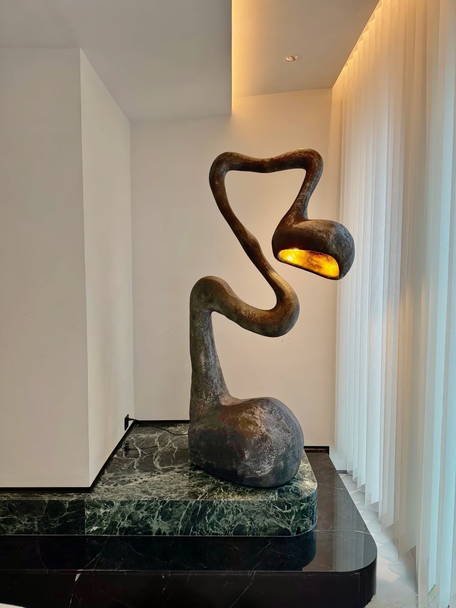 Olcarus Organic Ceramic Floor Lamp