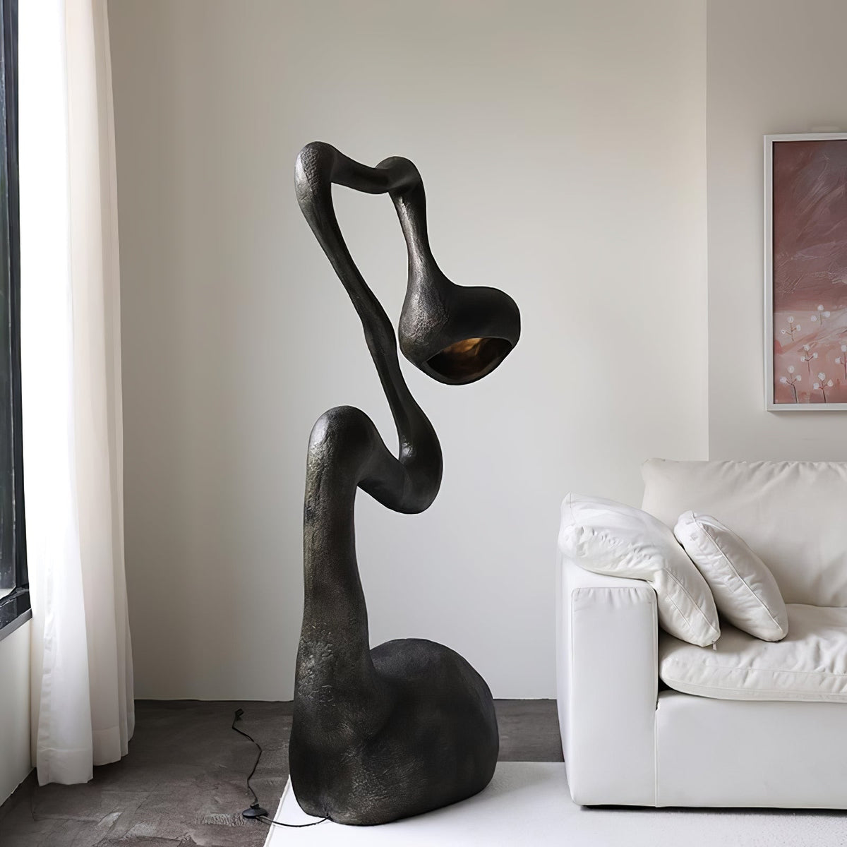 Olcarus Organic Ceramic Floor Lamp