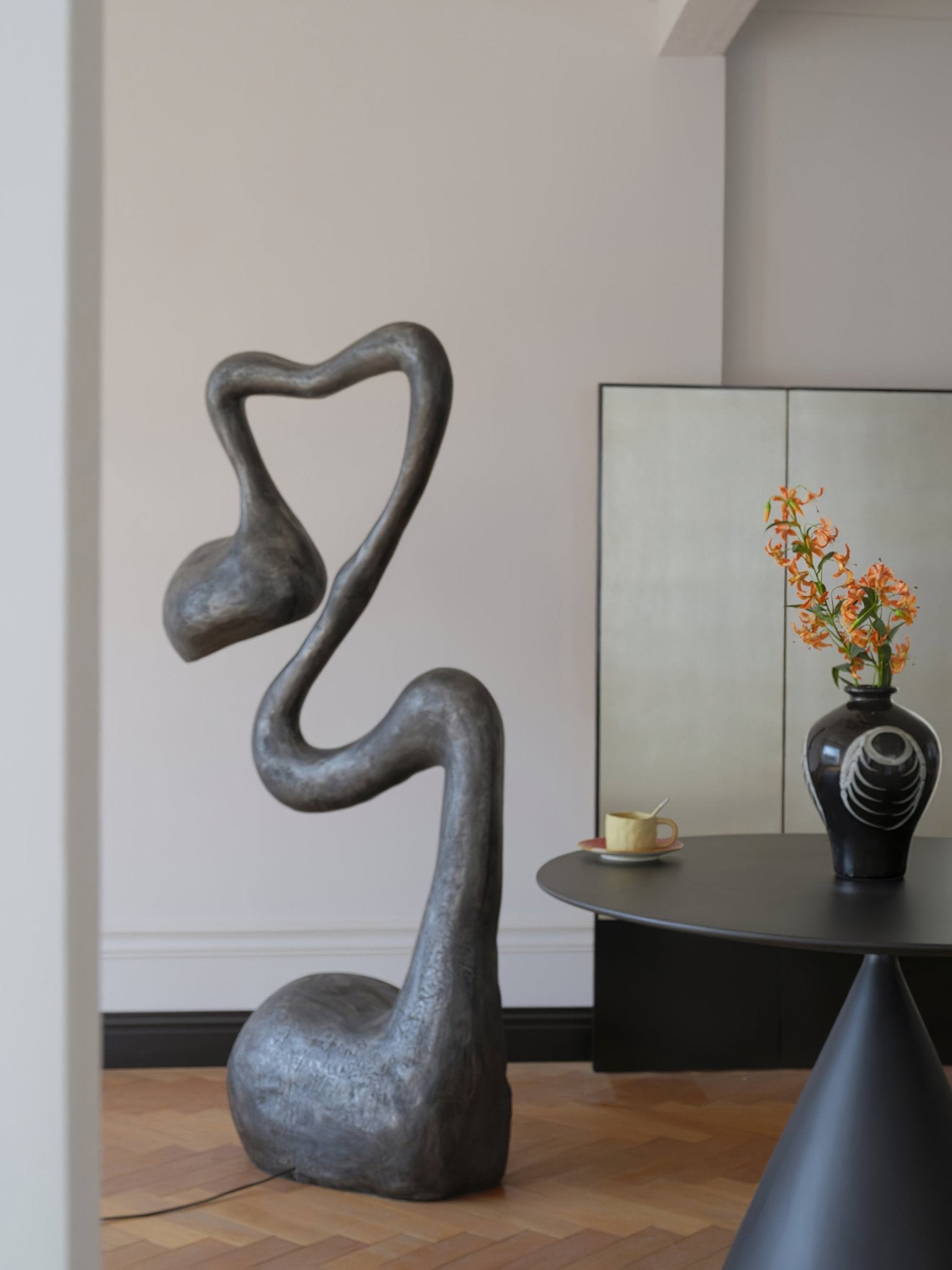 Olcarus Organic Ceramic Floor Lamp