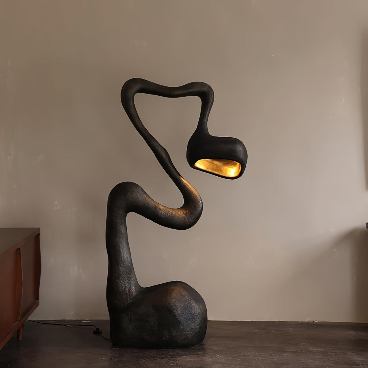 Olcarus Organic Ceramic Floor Lamp