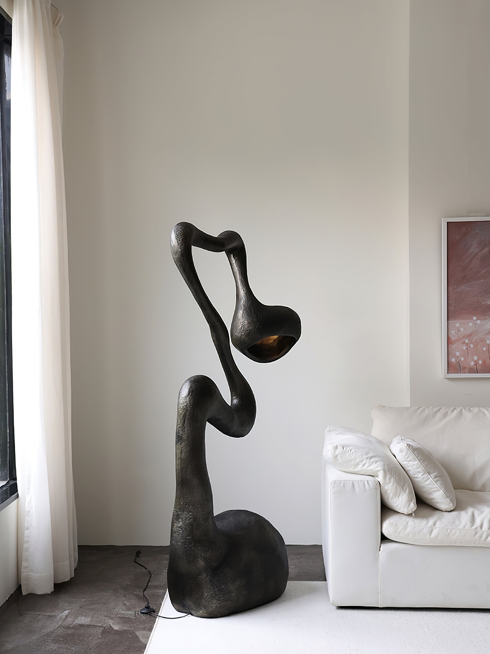 Olcarus Organic Ceramic Floor Lamp
