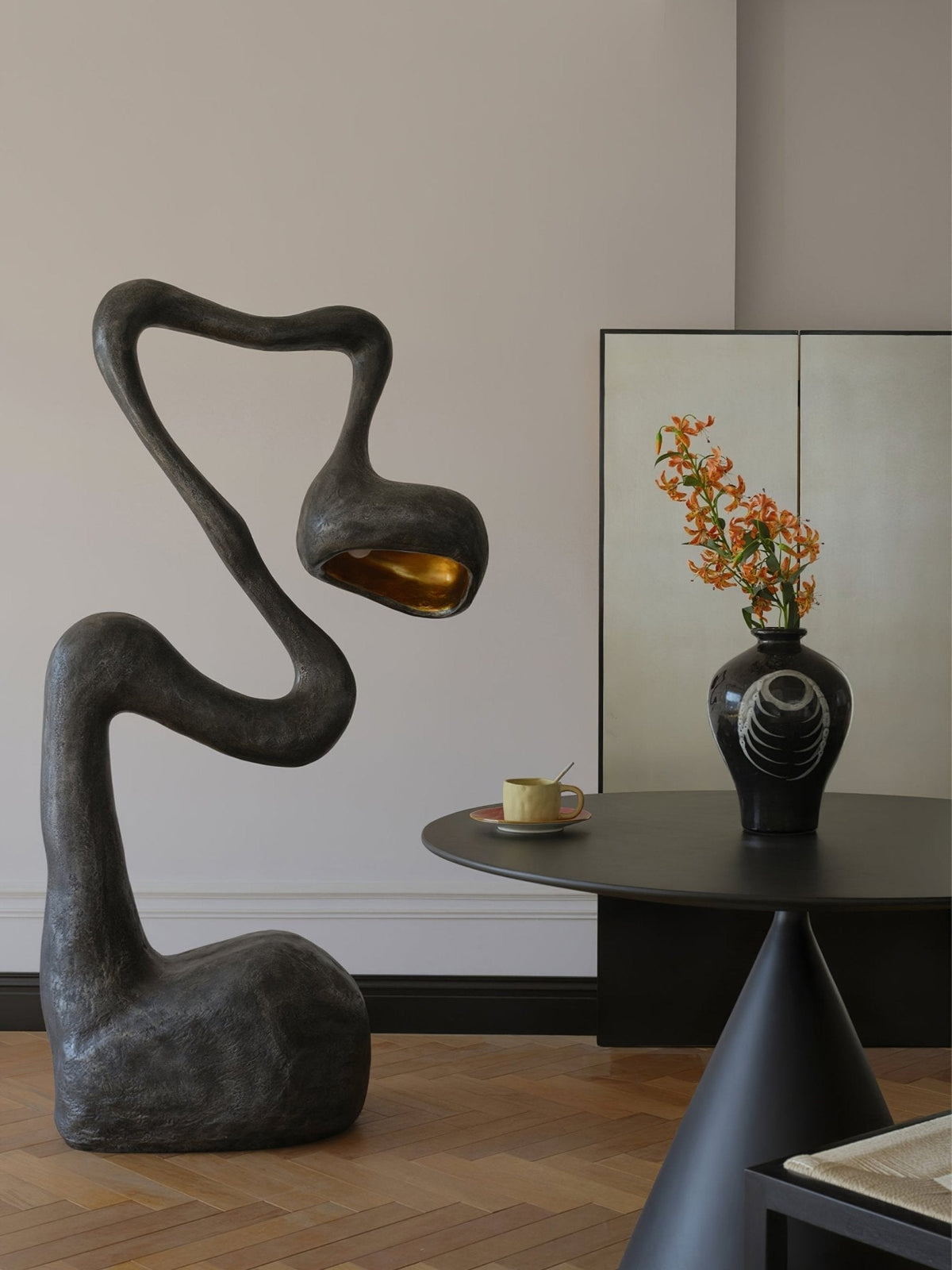 Olcarus Organic Ceramic Floor Lamp