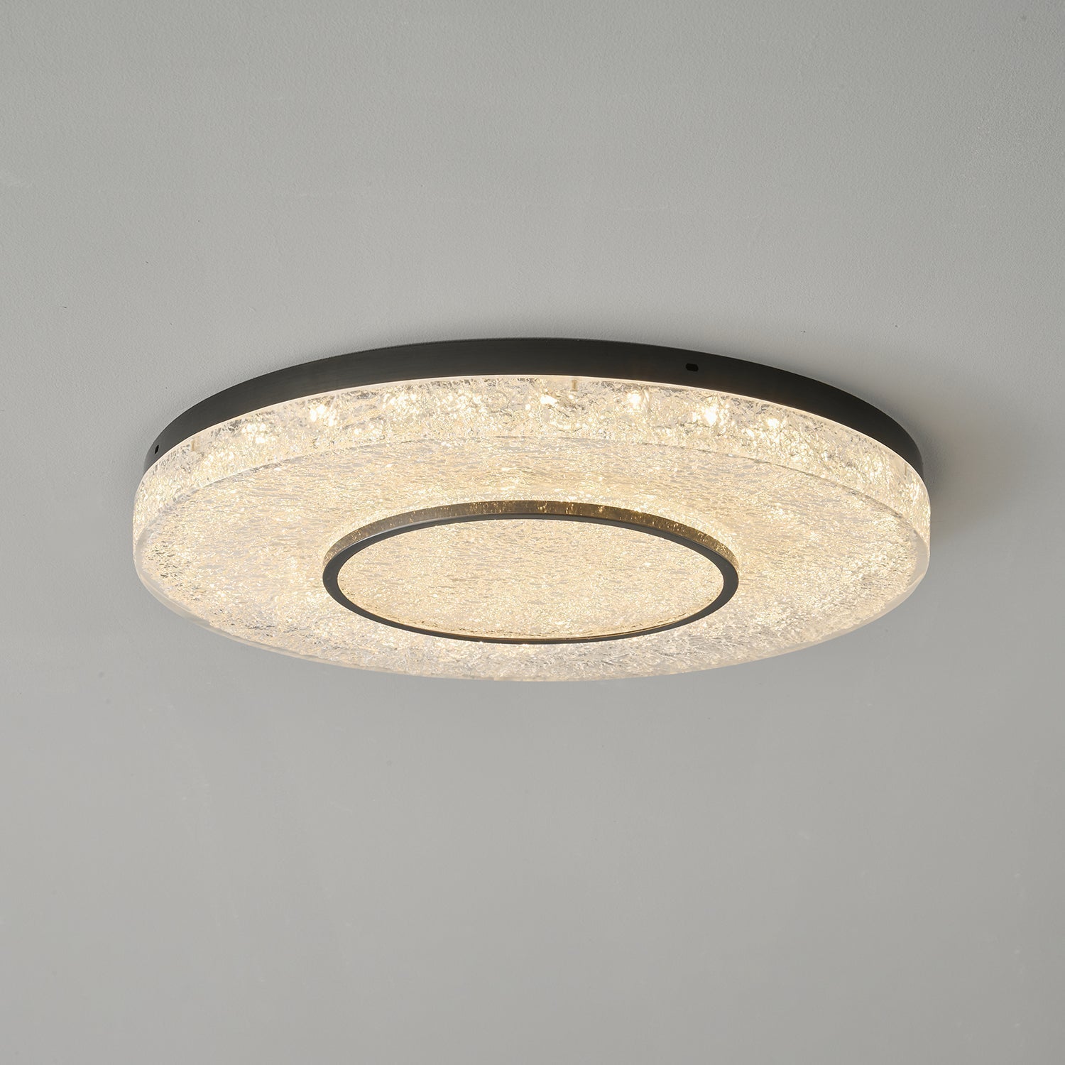 Auraora Ceiling Lamp Mysterious Circle Brass Resin