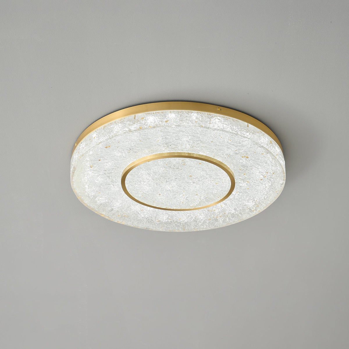 Auraora Ceiling Lamp Mysterious Circle Brass Resin