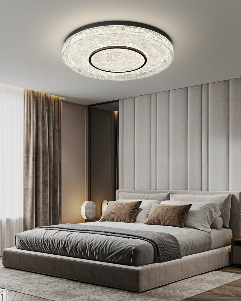 Auraora Ceiling Lamp Mysterious Circle Brass Resin