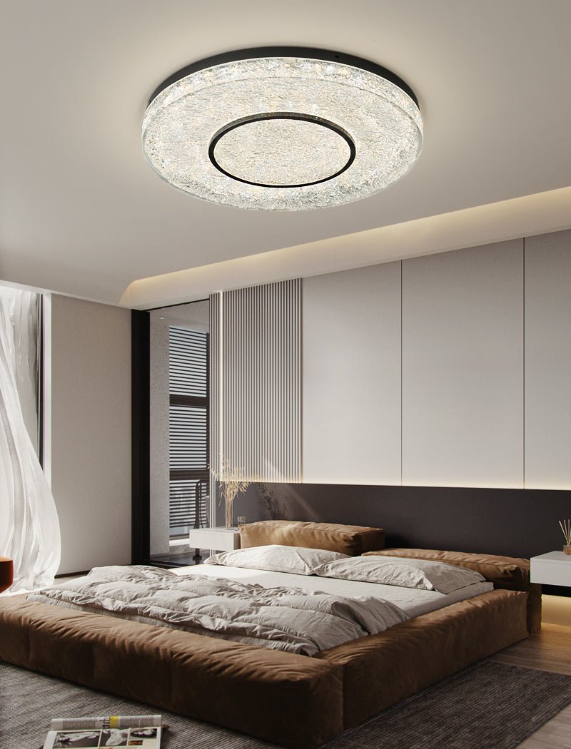 Auraora Ceiling Lamp Mysterious Circle Brass Resin