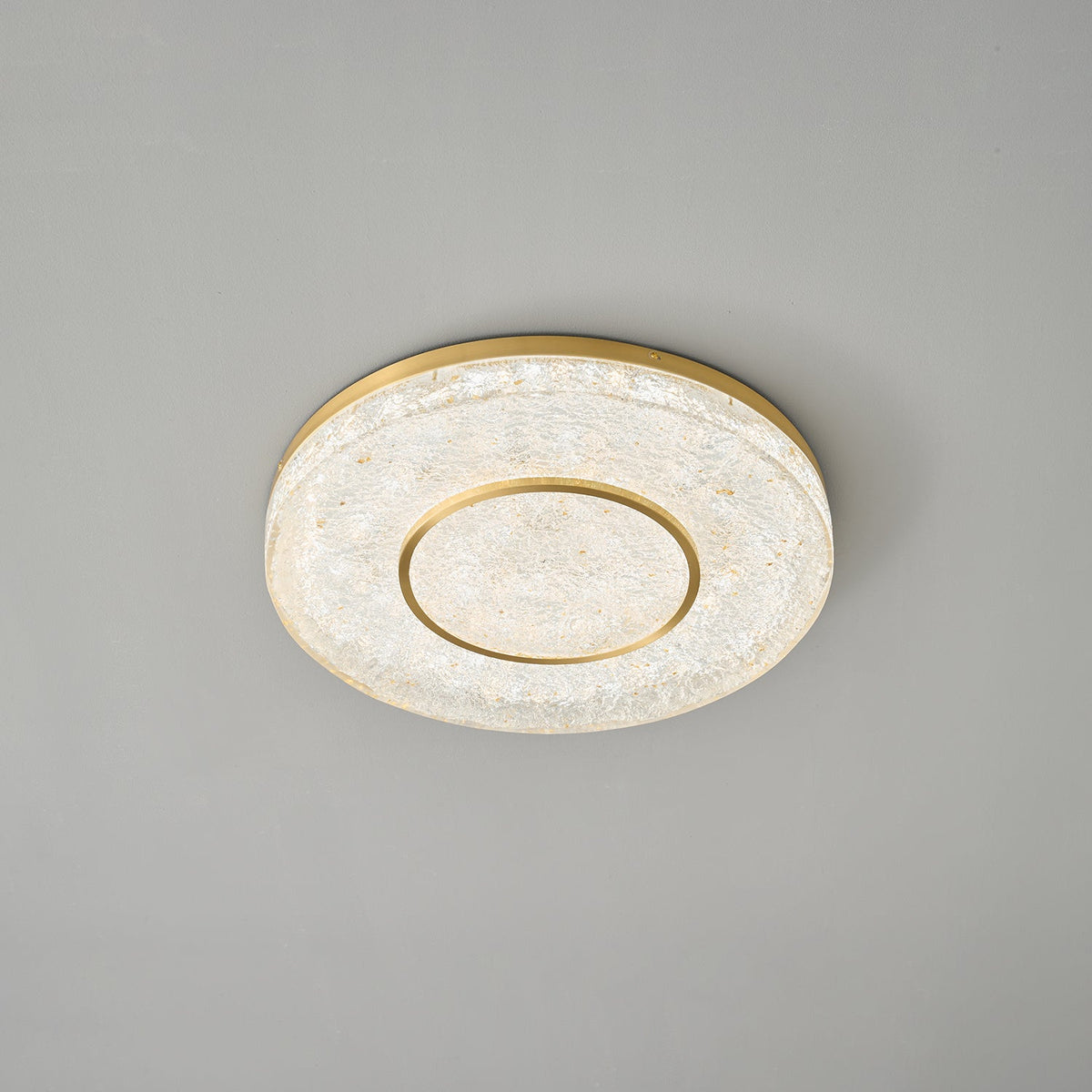 Auraora Ceiling Lamp Mysterious Circle Brass Resin