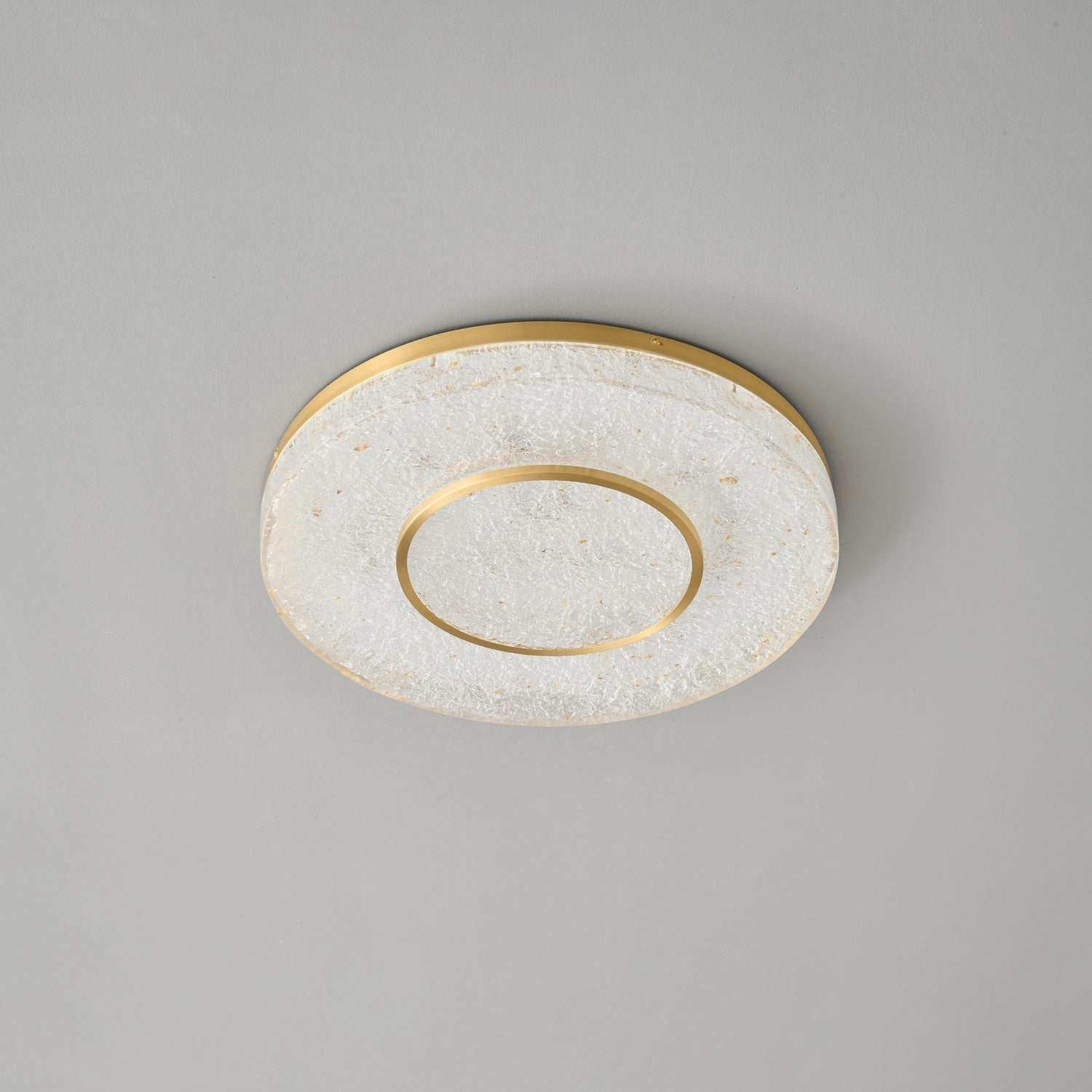 Auraora Ceiling Lamp Mysterious Circle Brass Resin