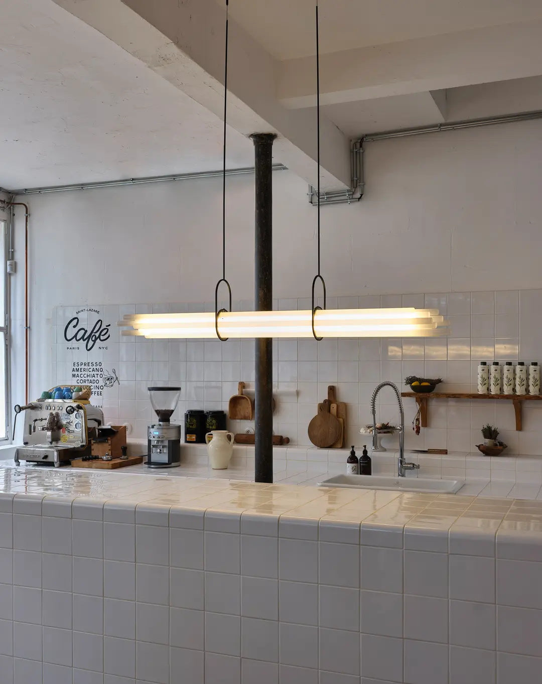 Calinissa Linear NL12 Tube Chandelier