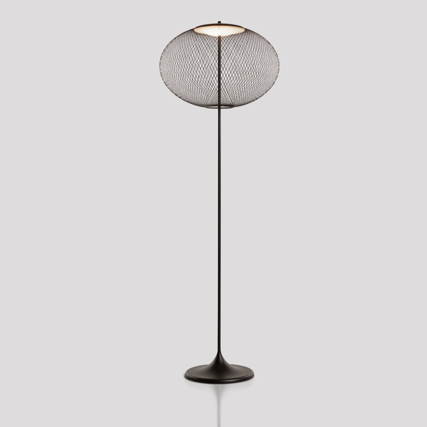 Ilsolyre Industrial Mesh Floor Lamp