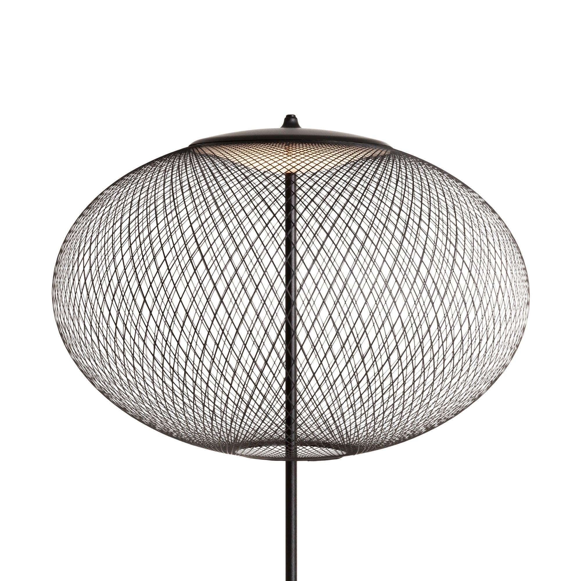 Ilsolyre Industrial Mesh Floor Lamp