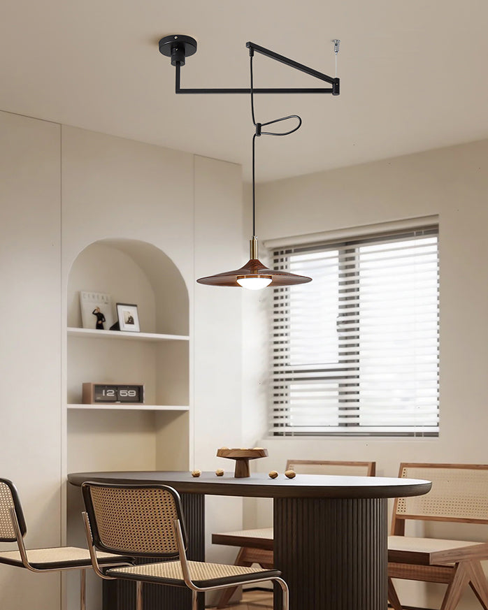 Veylo Adjustable Swing Arm Pendant Light - Neutral Decor