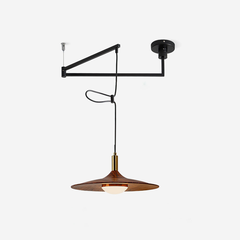 Veylo Adjustable Swing Arm Pendant Light - Neutral Decor