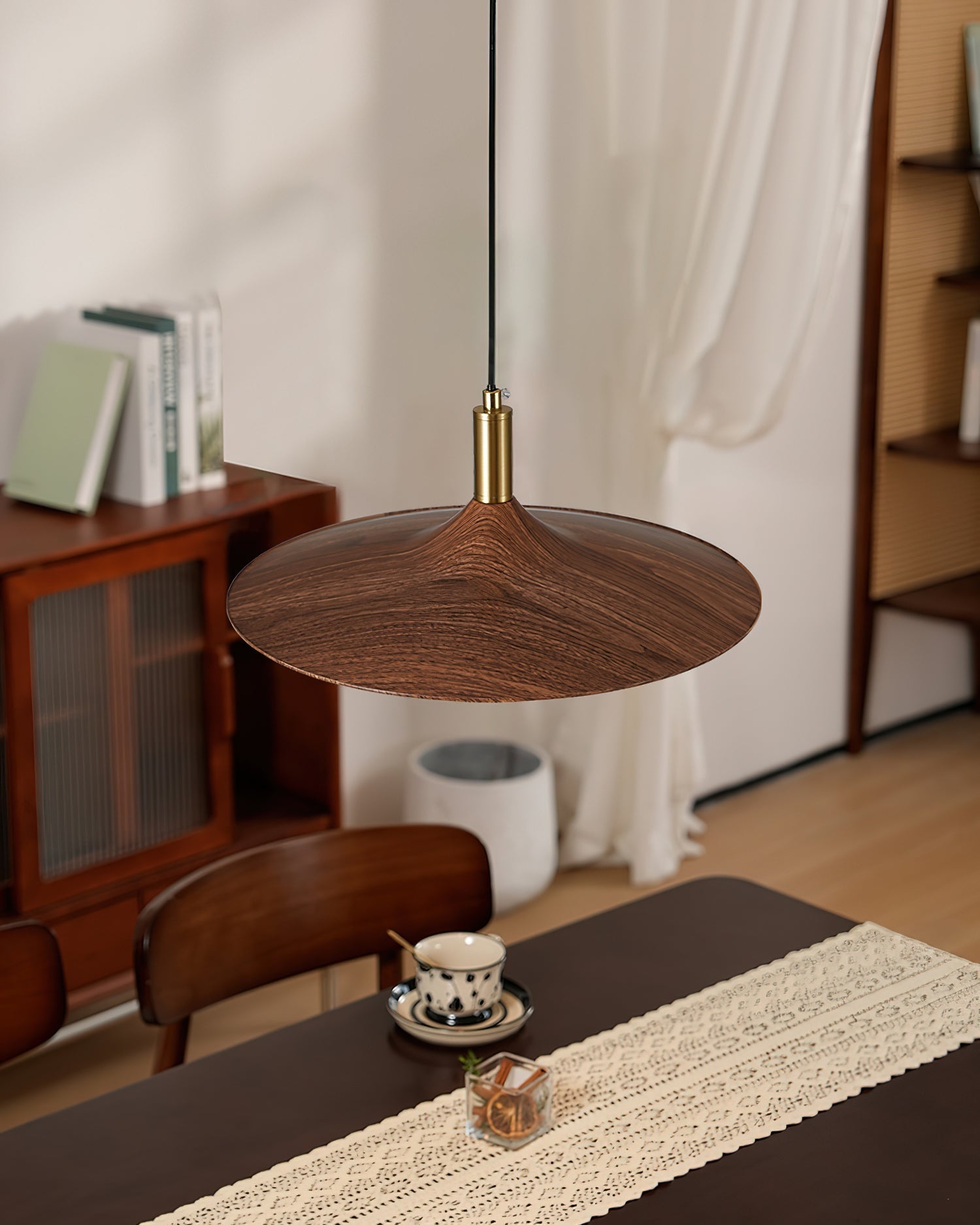 Veylo Adjustable Swing Arm Pendant Light - Neutral Decor