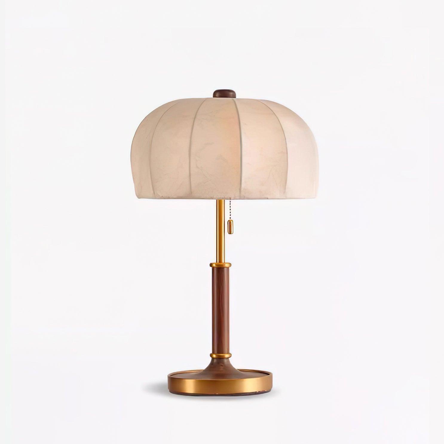 Nalemu Wood Fabric Retro Table Lamp