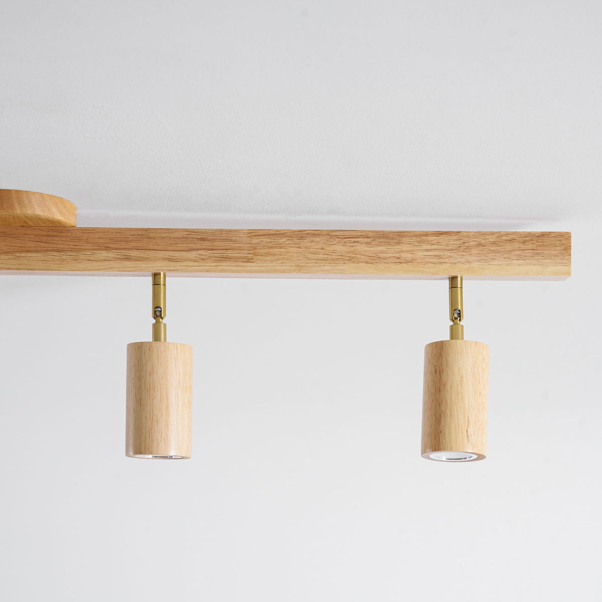 Valestone Wood Beam Spotlight Flush Mount Ceiling Light