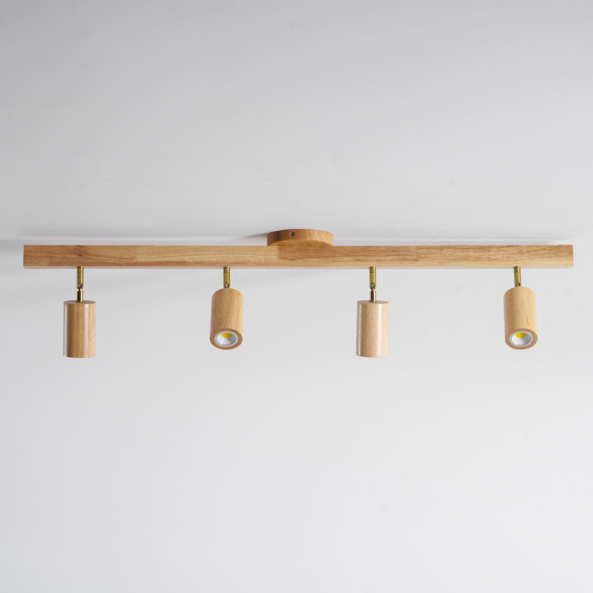 Valestone Wood Beam Spotlight Flush Mount Ceiling Light