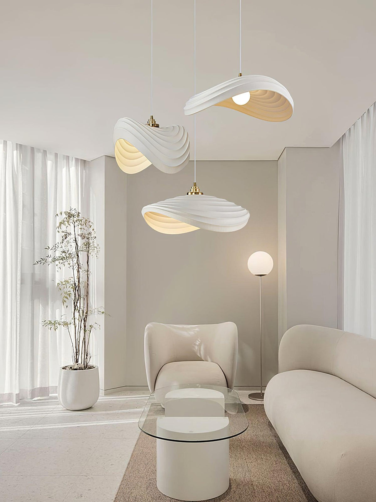 Lucaneria Modern Resin Pendant Light