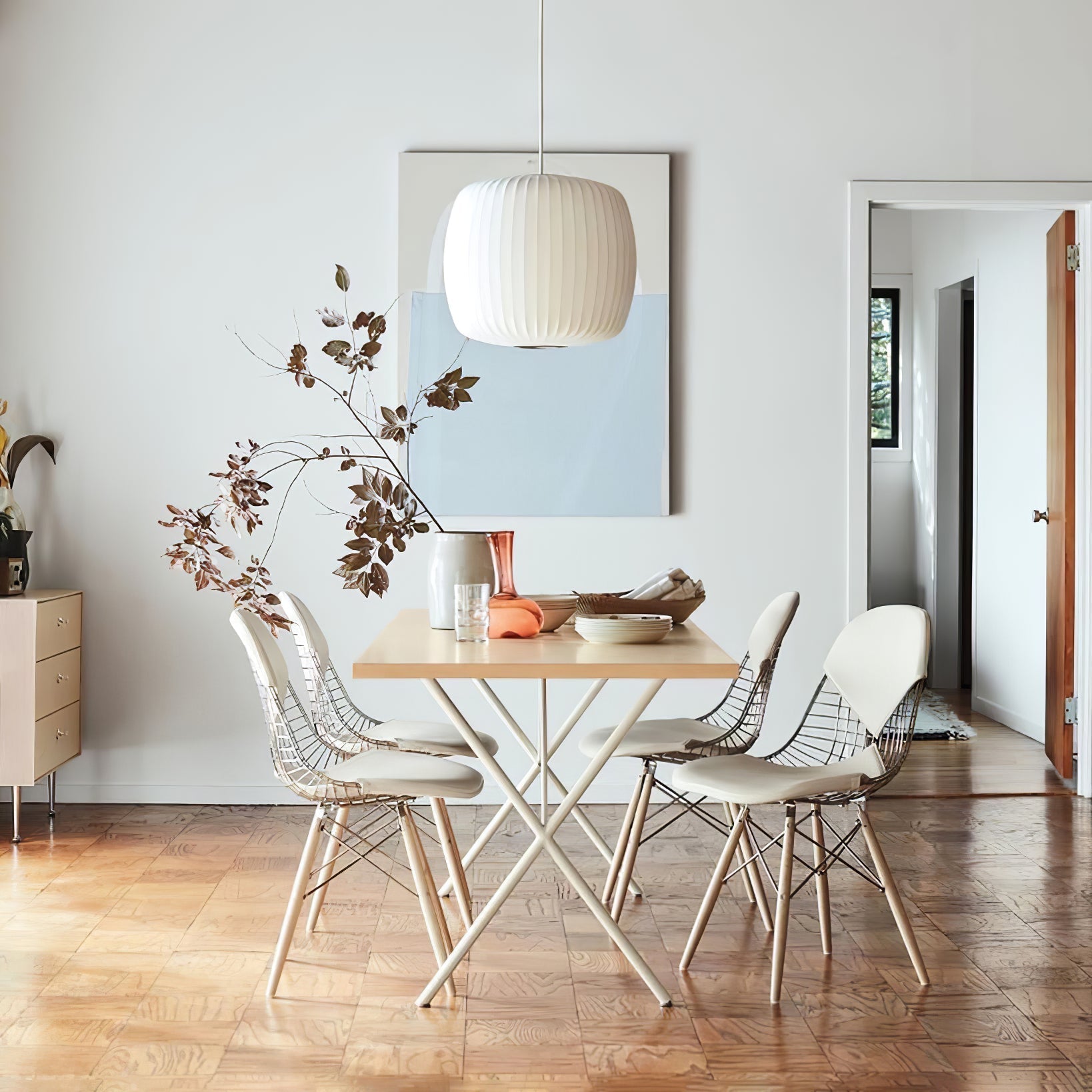 Nebula Bubble Mulberry Silk Pendant Lamp - Neutral Decor
