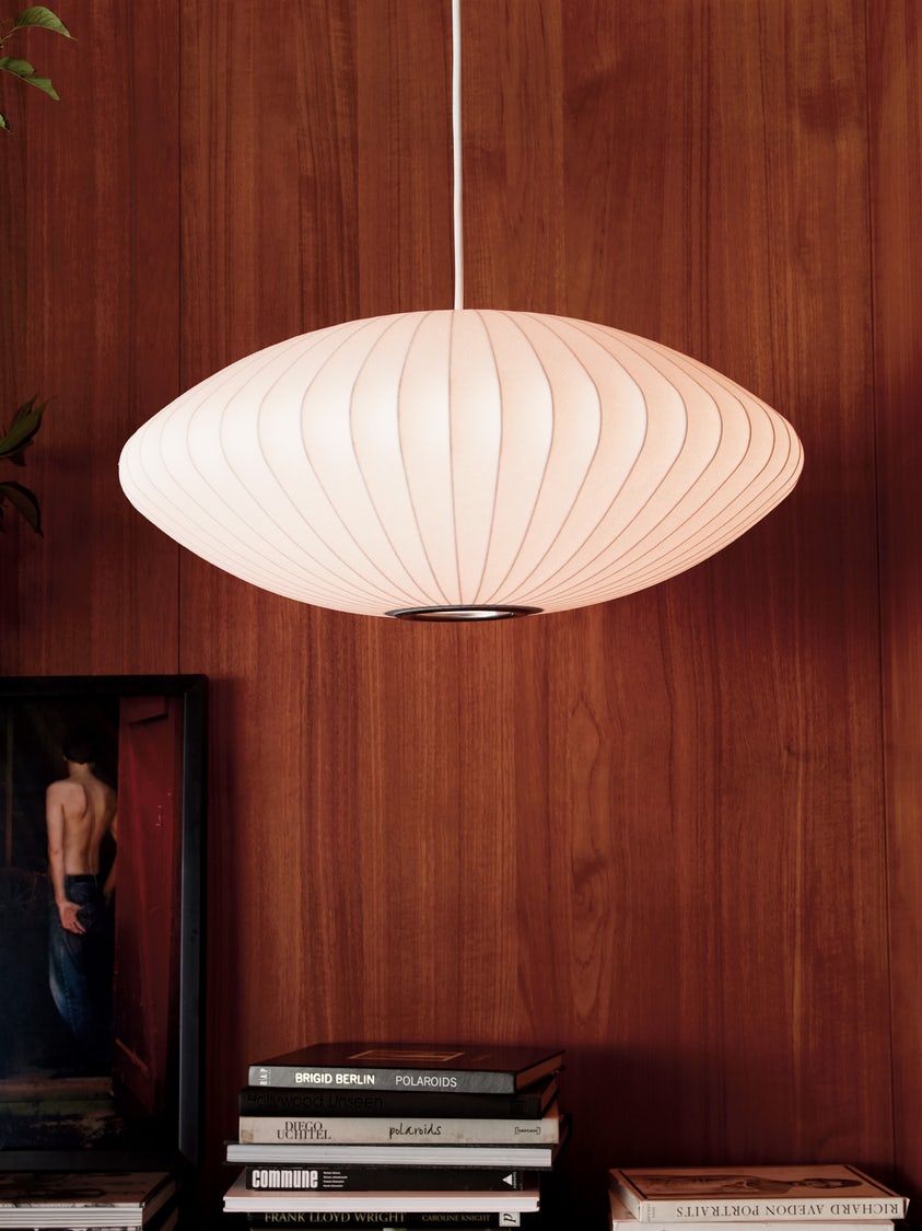 Nebula Bubble Mulberry Silk Pendant Lamp - Neutral Decor