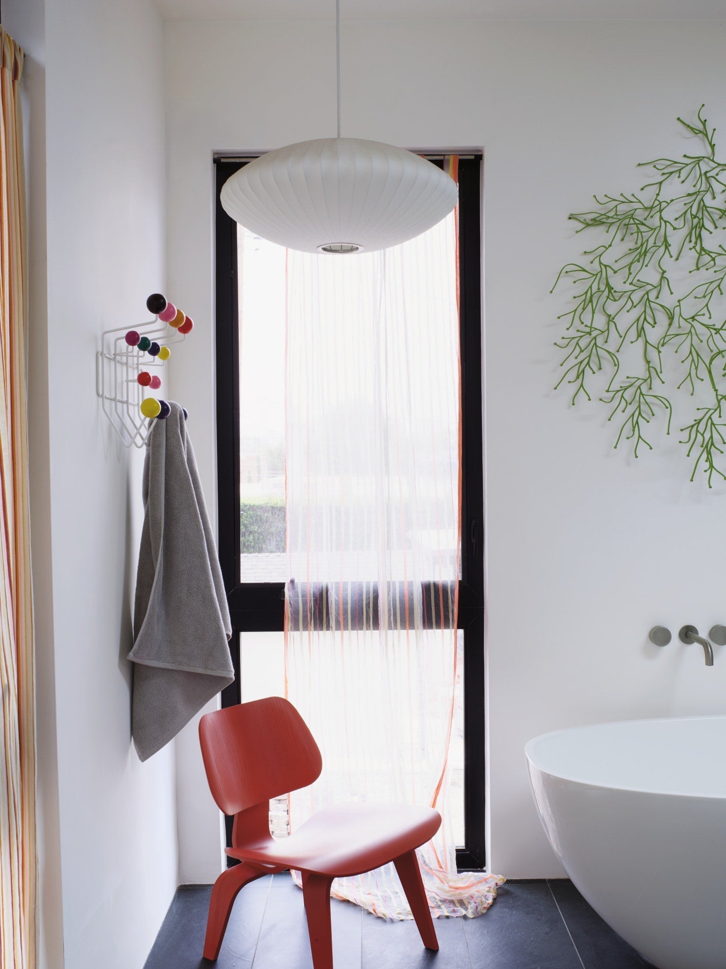 Nebula Bubble Mulberry Silk Pendant Lamp - Neutral Decor