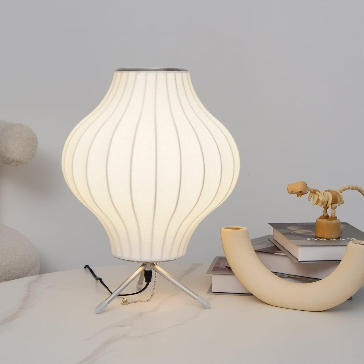 Rostix Steel Minimalist Table Lamp