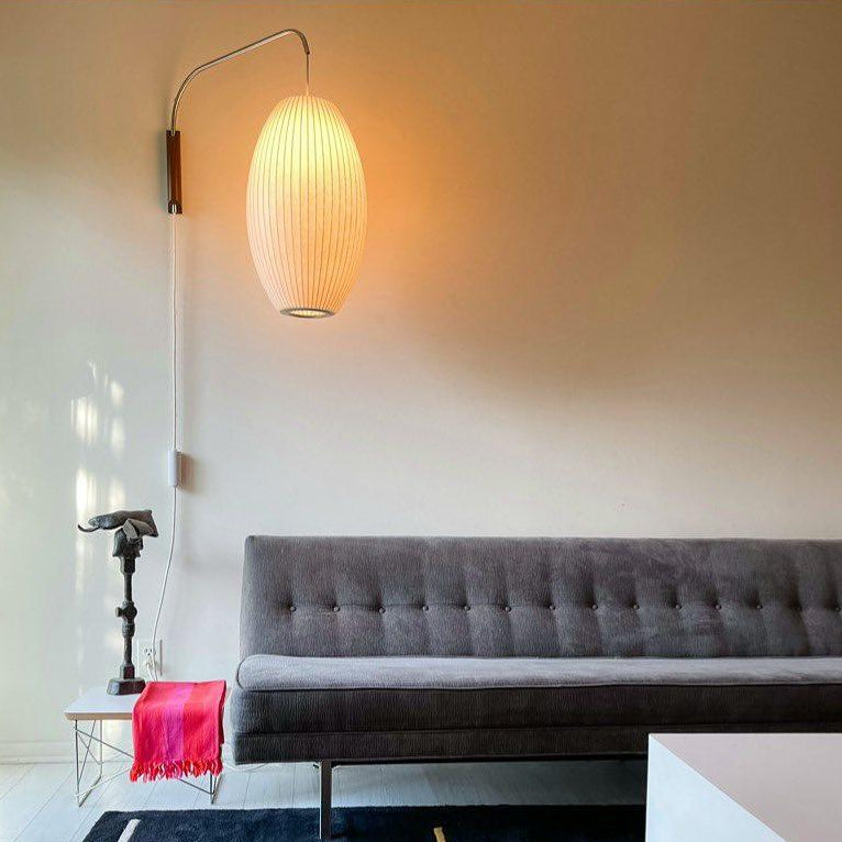 Lustra Wall Sconce Walnut Ball - Neutral Decor