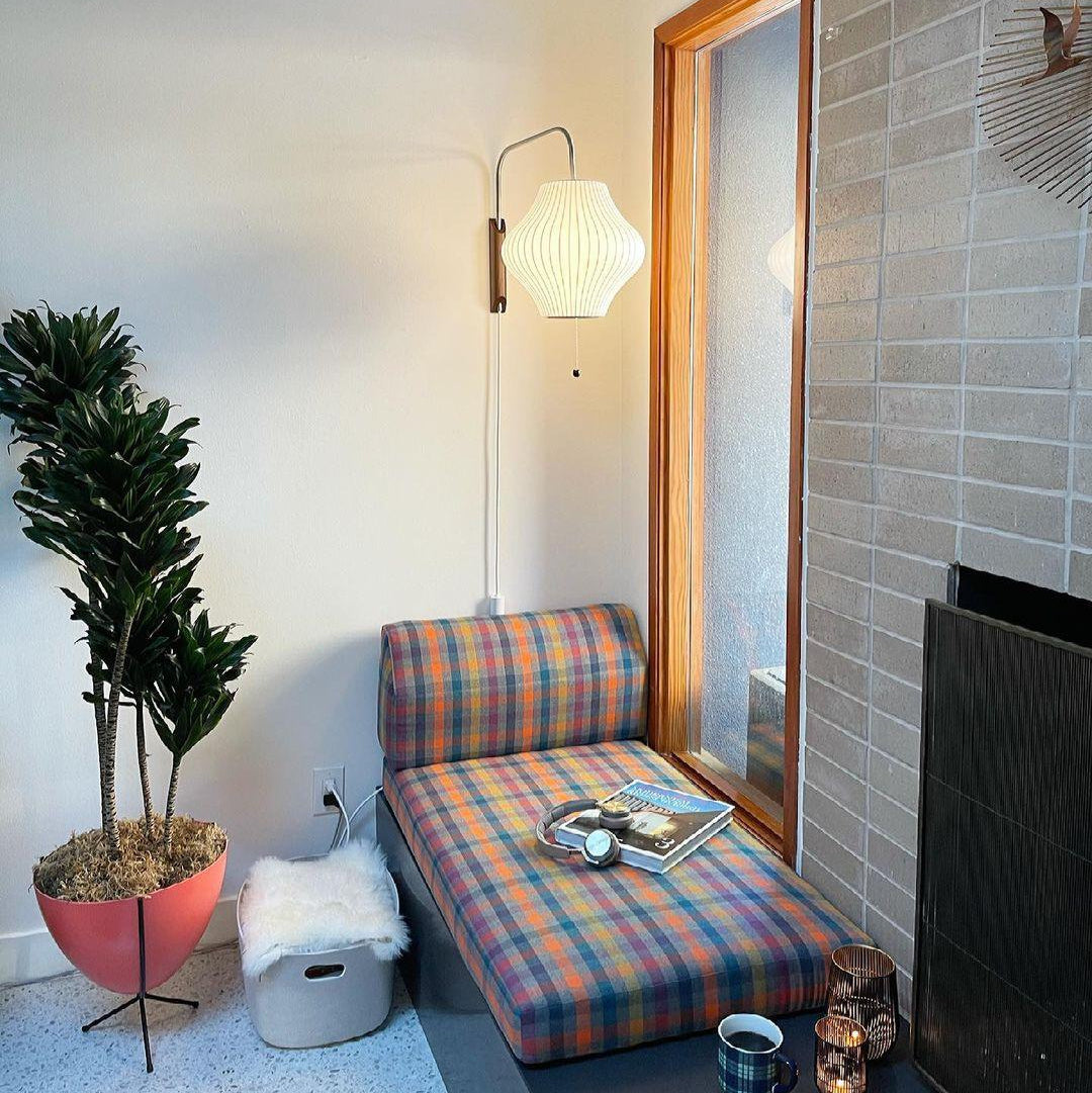 Lustra Wall Sconce Walnut Ball - Neutral Decor