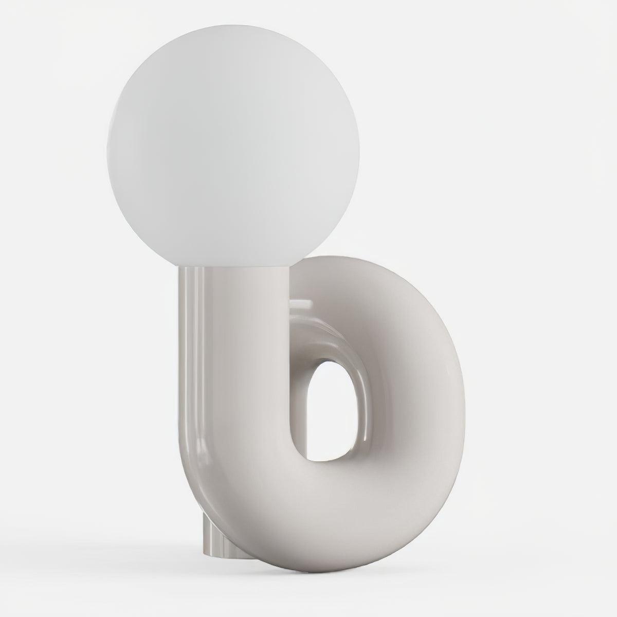 Soreeon Lamp Playful N Shape All White