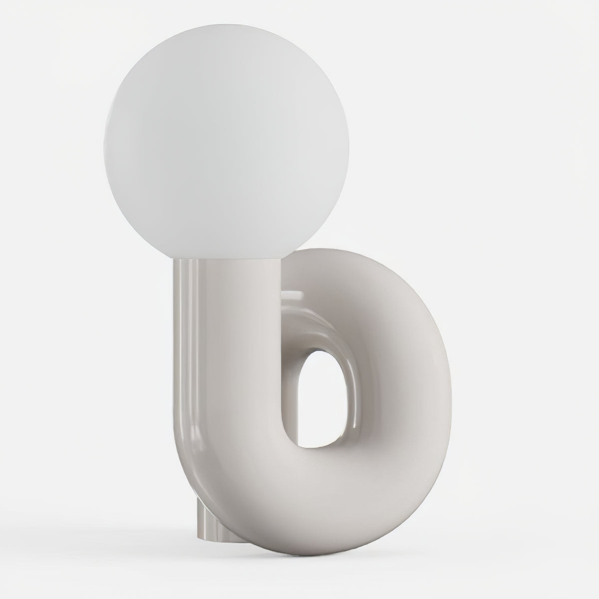 Soreeon Lamp Playful N Shape All White