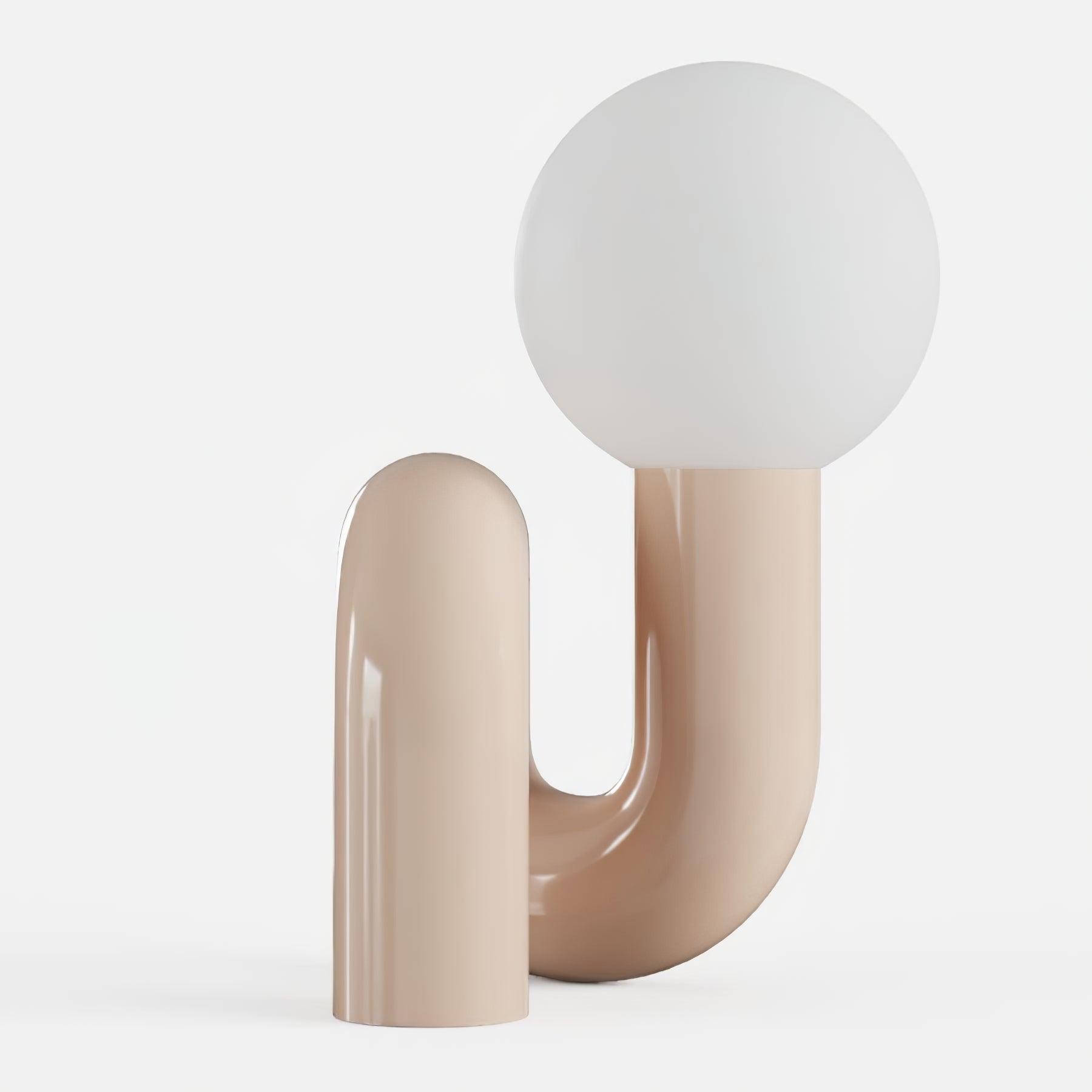 Soreeon Lamp Playful N Shape All White