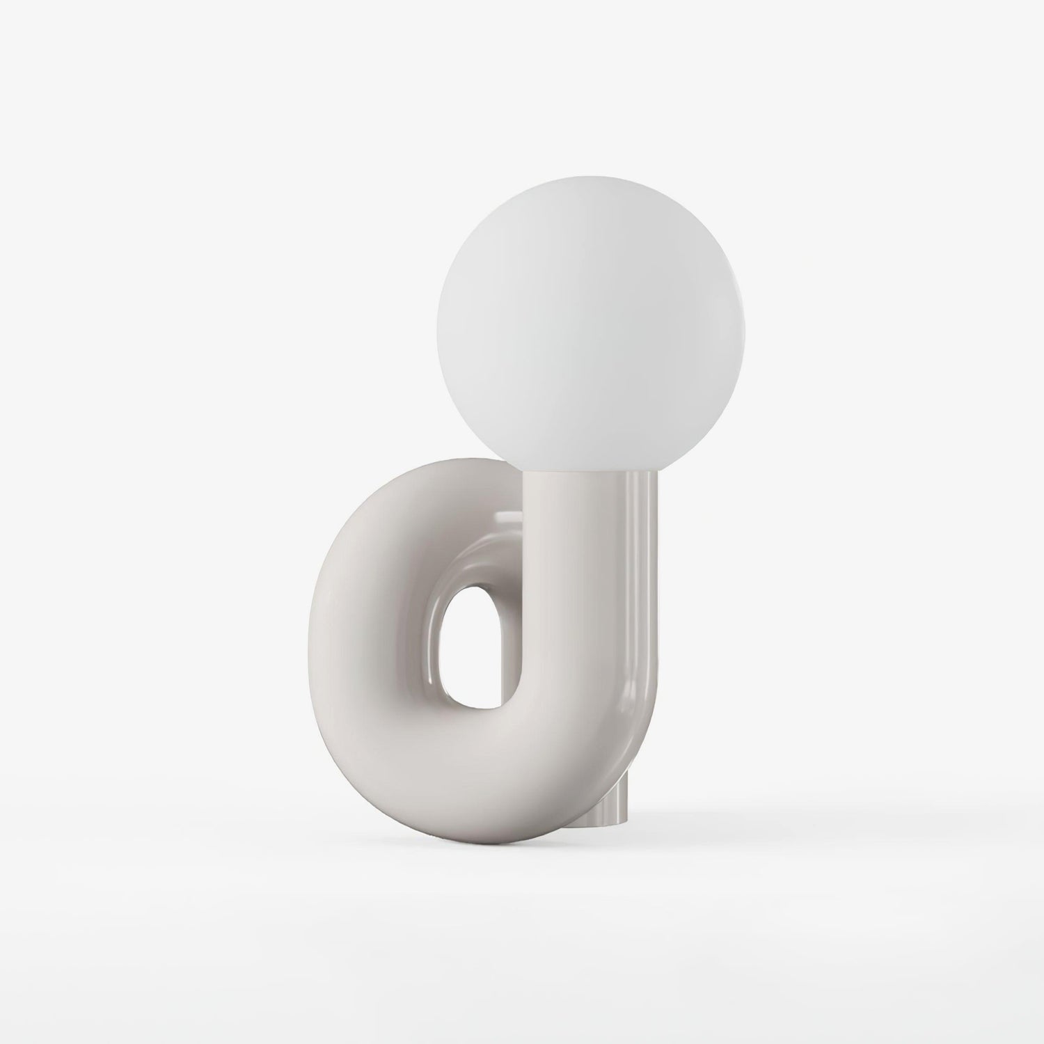 Soreeon Lamp Playful N Shape All White