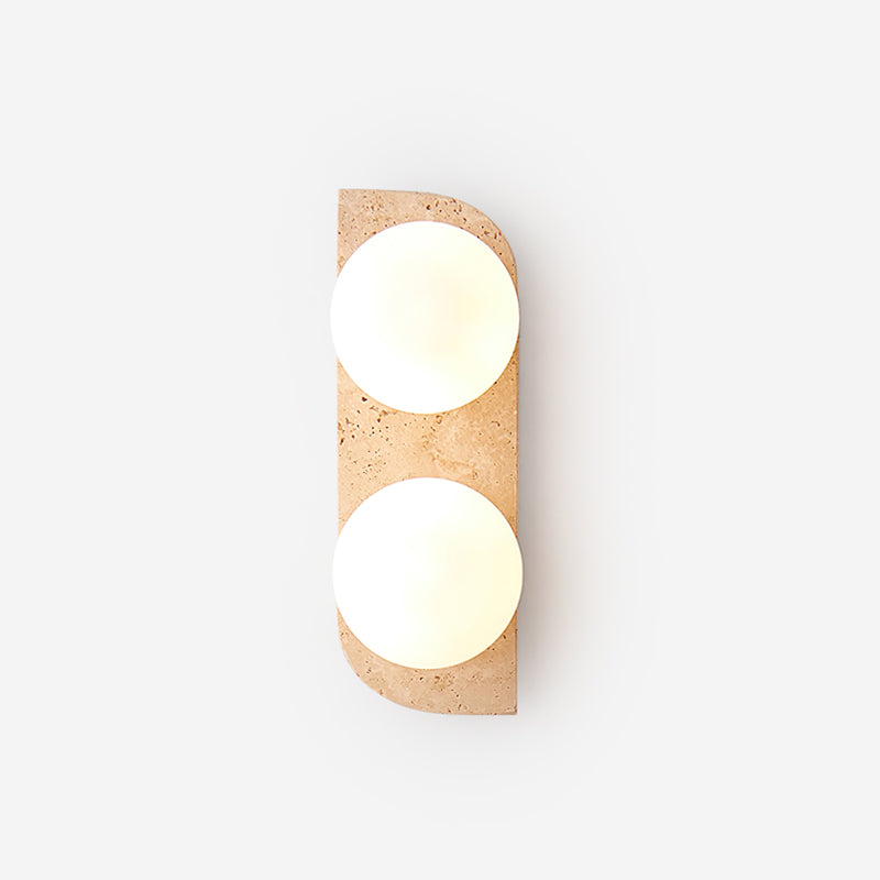 Ritta Travertine Wall Lamp - Neutral Decor