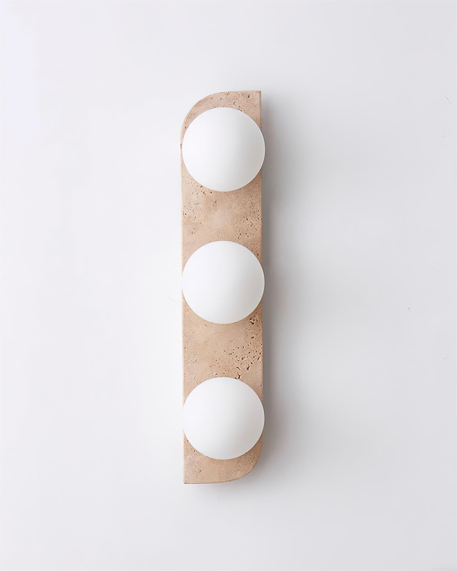 Ritta Travertine Wall Lamp - Neutral Decor