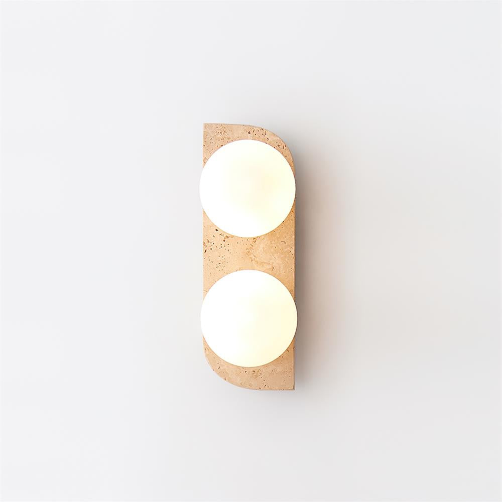Ritta Travertine Wall Lamp - Neutral Decor