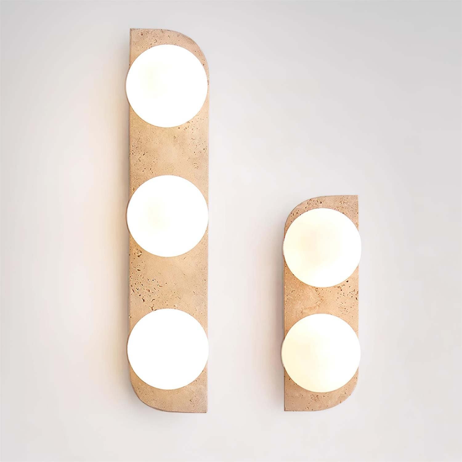Ritta Travertine Wall Lamp - Neutral Decor