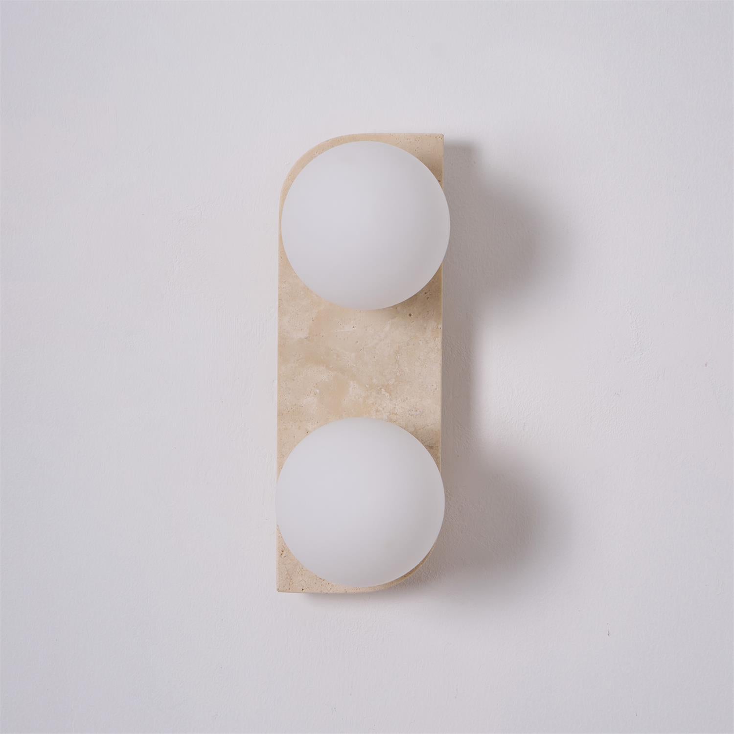 Taviniella Minimalist Travertine Wall Light